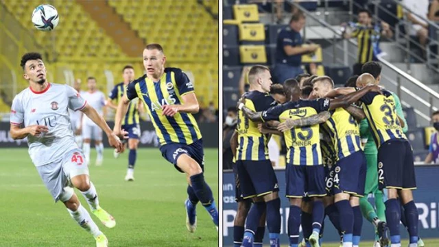 Fenerbahçe ve Antalyaspor, müsabakanın akabinde 'fotoğraflı' göndermeler yaptı
