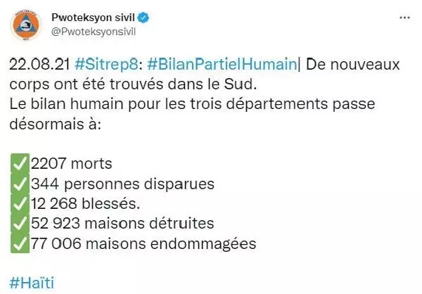 Son dakika haberi | Haiti depreminde ölü sayısı artarken kurtarma çalışmaları devam ediyor