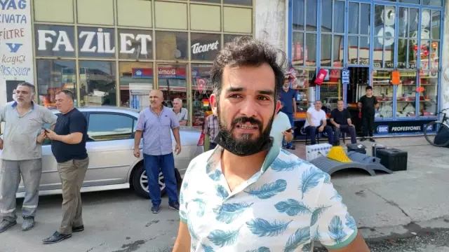 Sanayide iki otomobil çarpıştı: 1 yaralı