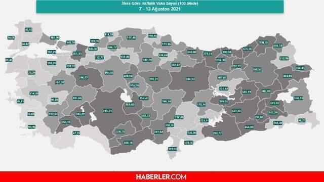 Son dakika... Bugünkü olay sayısı kaç oldu? 23 Ağustos 2021 koronavirüs tablosu!