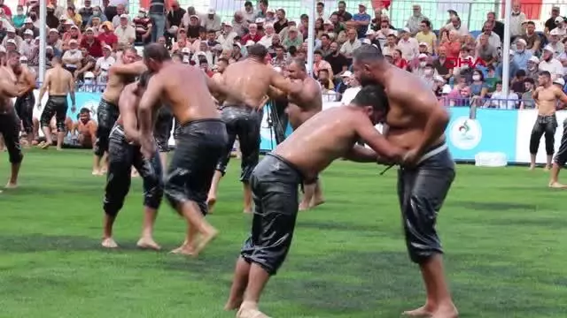 SPOR Pamukkale Yağlı Güreşleri'nde altın kemer Ali Gürbüz'ün oldu