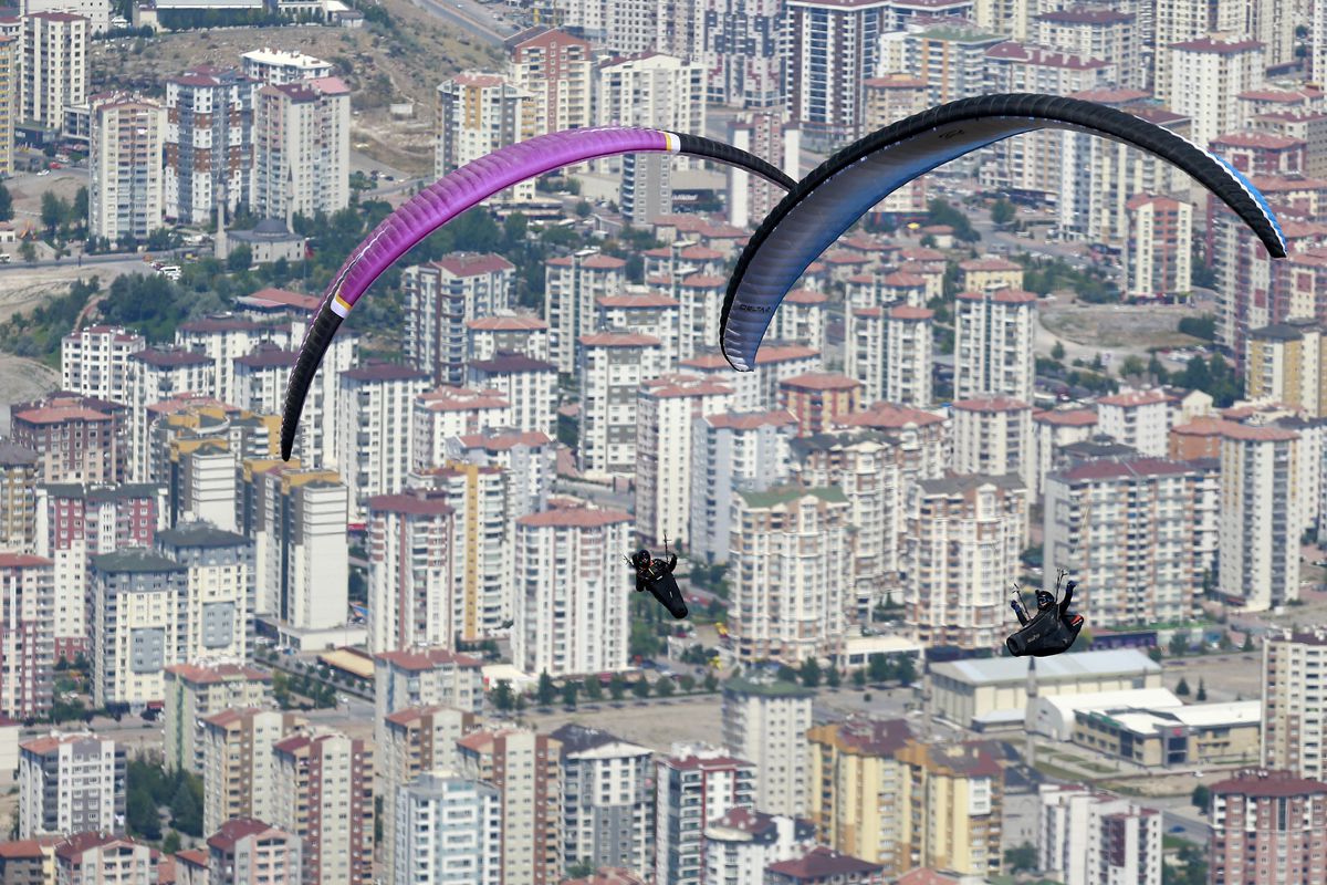 12. Ali Dağı Yamaç Paraşütü Mesafe Şampiyonası başladı