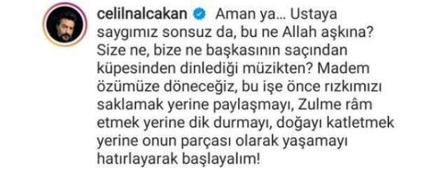 Celil Nalçakan'dan "Tarih şuuru olan genç küpe takmaz" diyen Cüneyt Arkın'a yanıt: Size ne, bize ne