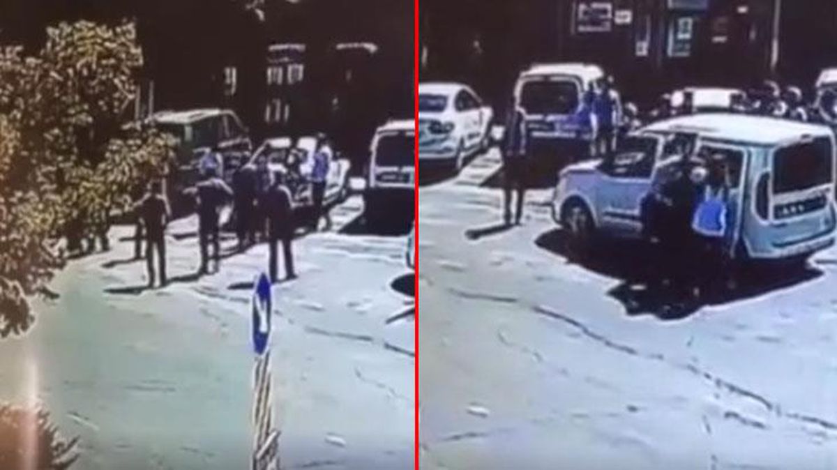 Hamile sevgilisini sokakta darbeden adam gözaltına alındı