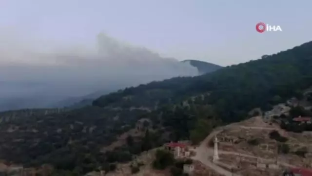 Kazdağları yangını sürüyor