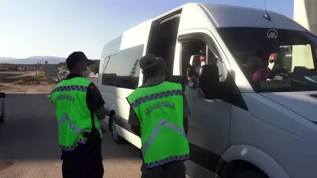 KIRIKKALE - HES kodu sorgusunda temaslı olduğu belirlenen yolcuya 4 bin 50 lira ceza yazıldı