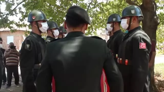 Kore gazisi Hüseyin Öztürk son yolculuğuna uğurlandı