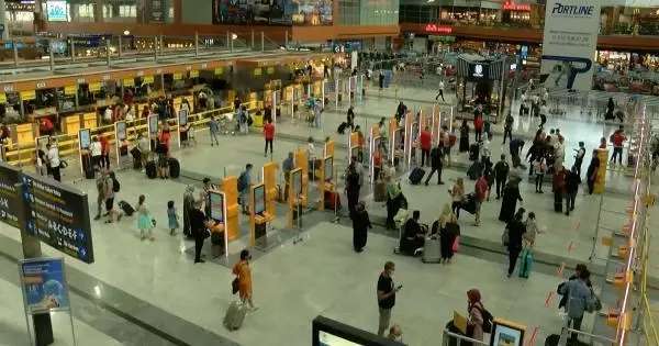 SABİHA GÖKÇEN'DE YOLCU SAYISINDA YÜZDE 34 ARTIŞ