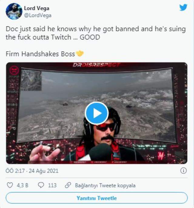 Ünlü yayıncı Dr Disrespect, Twitch'e dava açıyor!