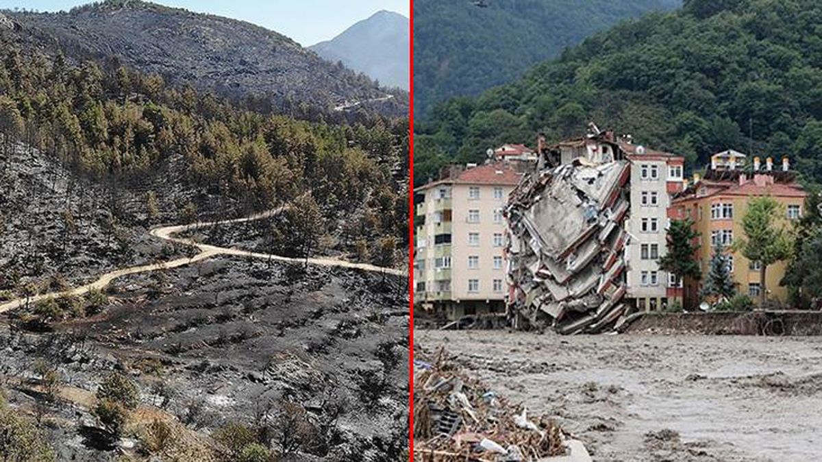Antalya'daki yangın ile Kastamonu ve Sinop'taki sel bölgesi için acele kamulaştırma kararı
