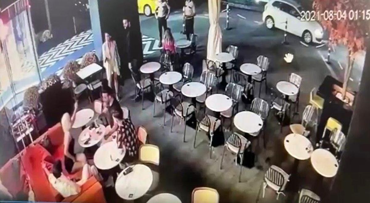 Begüm Polat'a saldırı anı kamerada