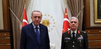 Cumhurbaşkanı Erdoğan, emekliye ayrılan Orgeneral Dündar'ı kabul etti