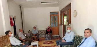 Kaymakam Halim'den El-Bab gazisinin ailesine ziyaret