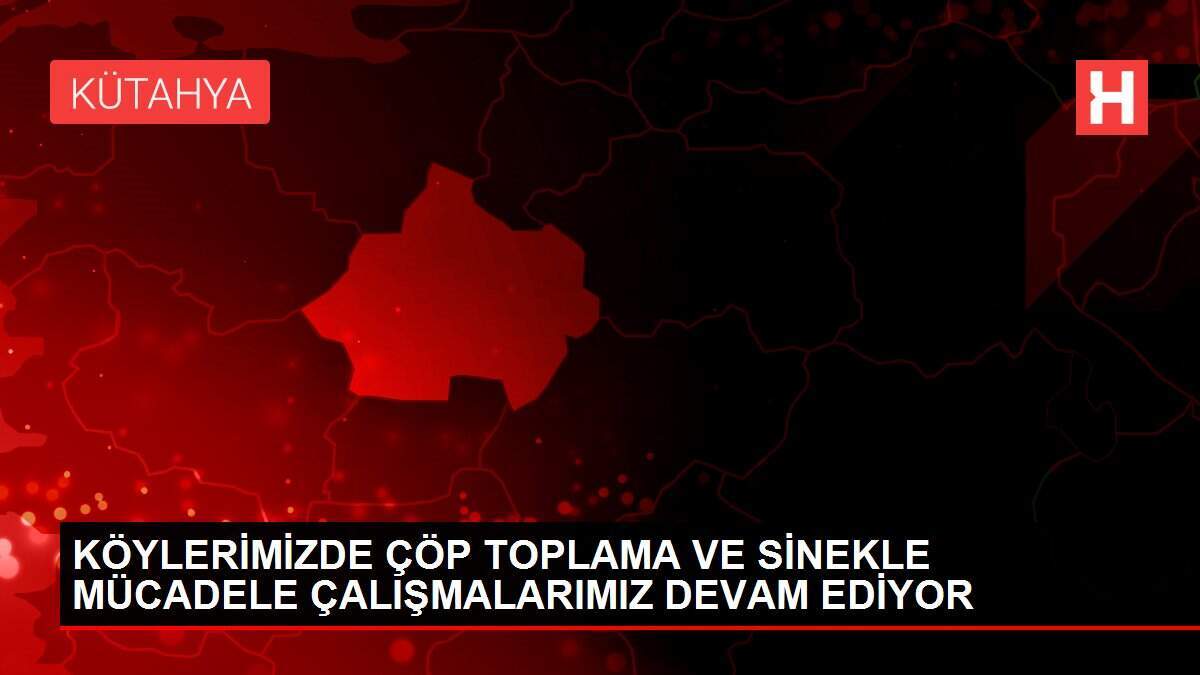 KÖYLERİMİZDE ÇÖP TOPLAMA VE SİNEKLE MÜCADELE ÇALIŞMALARIMIZ DEVAM EDİYOR