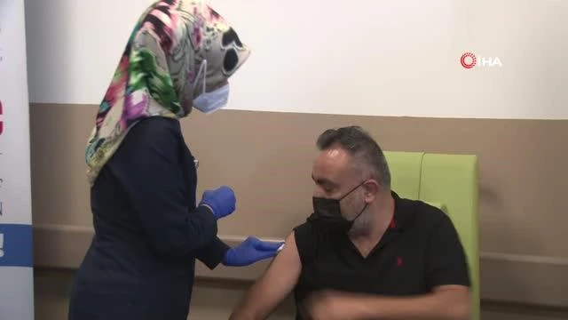 Son dakika haberi | Türkovac, Kayseri Kent Hastanesi'nde gönüllülere uygulandı