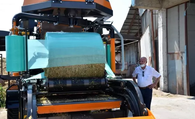 Bafra'ya kombine silaj ve küspe paketleme makinesi