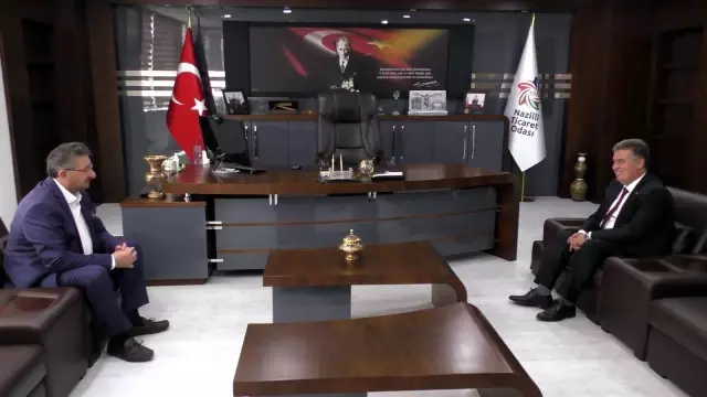 Başkan Erol, Nazilli Ticaret Odası Başkanı Arslan ile görüştü
