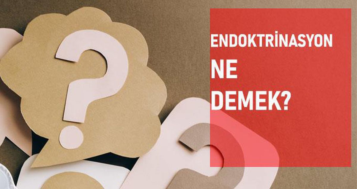 Endoktrinasyon ne demek? Endoktrinasyon anlamı ne?