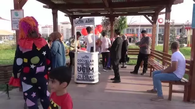 Okul heyecanı yaşayan öğrenciler, düzenlenen etkinlikte doyasıya eğlendi