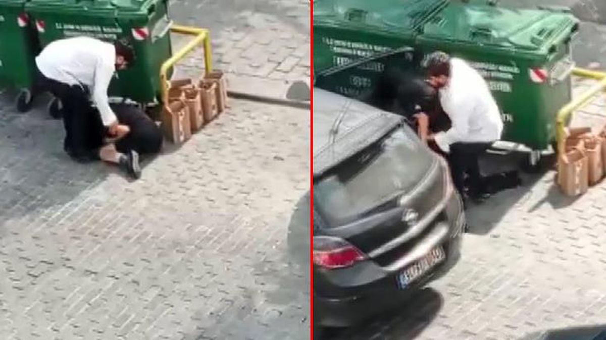 Sokak ortasında kadını darbedip kameraya çeken kişiyi kurşun yağdırmakla tehdit etti