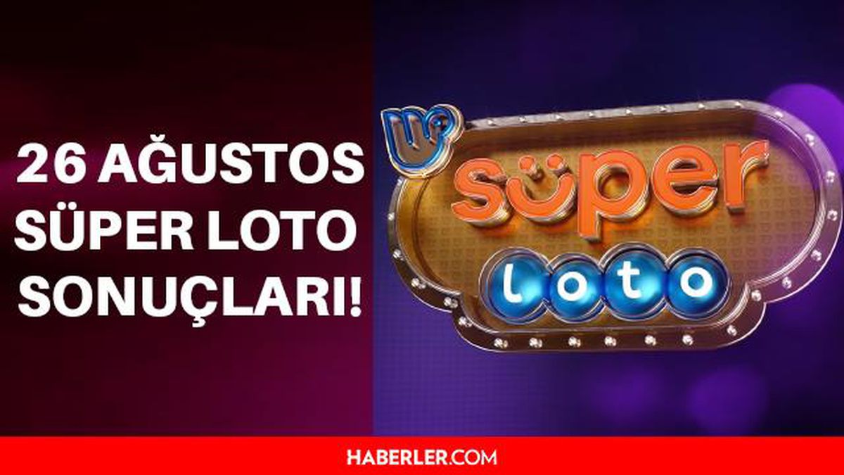 Süper Loto sonuçları açıklandı! 26 Ağustos Süper Loto sonucu sorgulama! Süper Loto ikramiyesi ne kadar?
