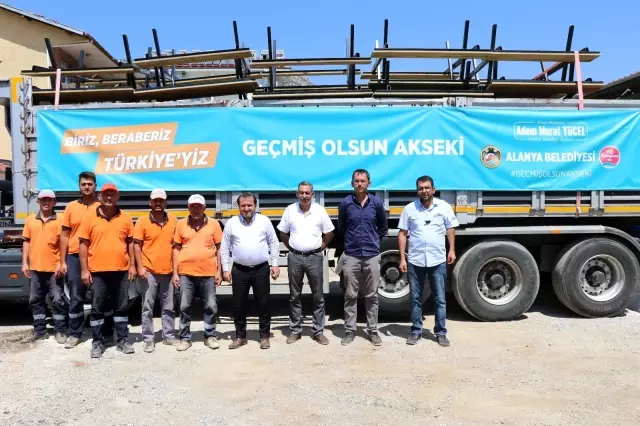 Alanya Belediyesi'nden Akseki'ye yardım eli