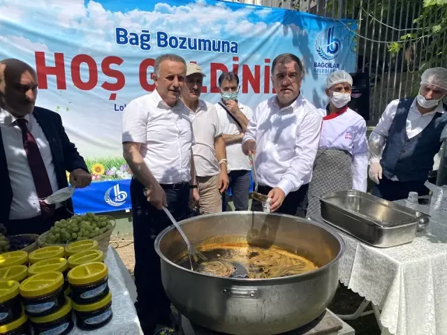 Bağcılar'da bağ bozumu
