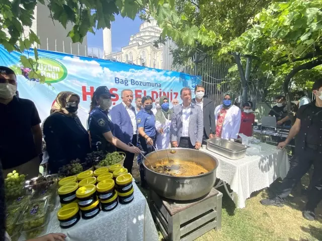 Bağcılar'da bağ bozumu