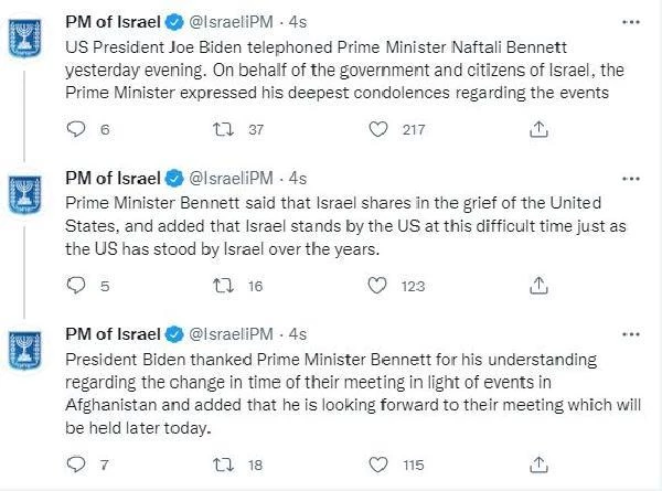 Ertelenen İsrail Başbakanı Bennett-ABD Başkanı Biden görüşmesi bugün yapılması planlanıyor