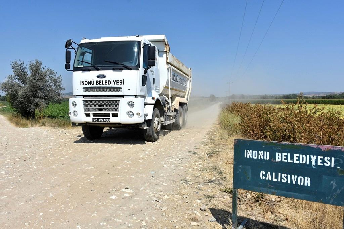 İnönü'de yol çalışmaları sürüyor - Vimarsana News