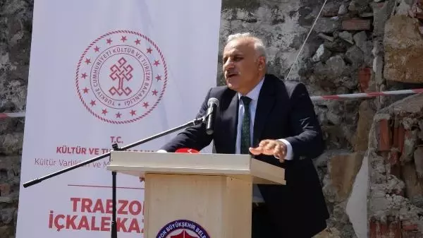 TRABZON'UN SAKLI TARİHİ KEŞFETMEK İÇİN KAZI BAŞLATILDI