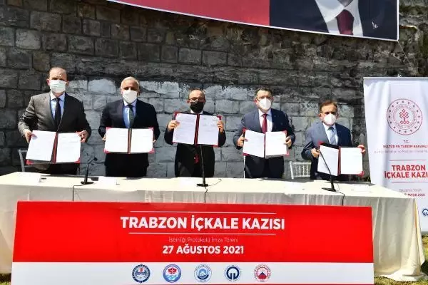 TRABZON'UN SAKLI TARİHİ KEŞFETMEK İÇİN KAZI BAŞLATILDI