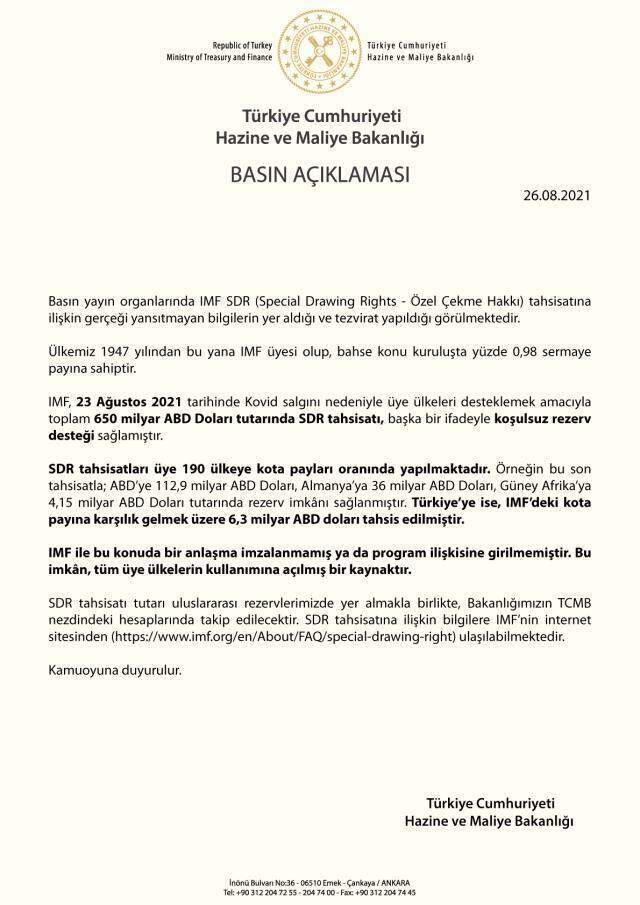 Türkiye'nin IMF'den borç aldığı iddiası Türkiye'nin IMF'den borç aldığı iddiası