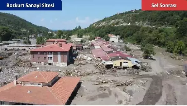 Son dakika! Bakan Kurum: Selde hasar gören sanayi sitelerinin tamamını yeniliyoruz