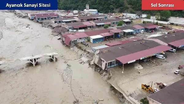 Son dakika! Bakan Kurum: Selde hasar gören sanayi sitelerinin tamamını yeniliyoruz