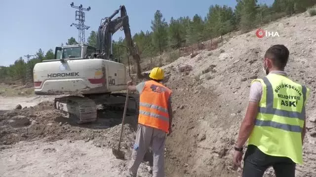 Beypazarı'na 7 bin 500 metreküplük yeni su deposu