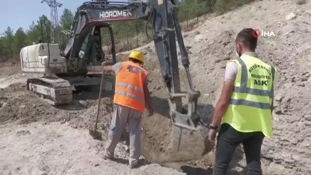 Beypazarı'na 7 bin 500 metreküplük yeni su deposu