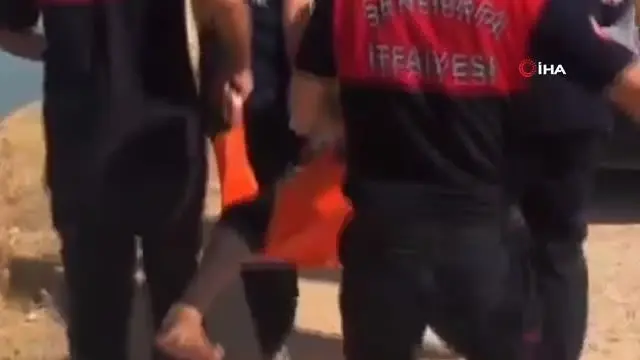Boğulmak üzere olan genci itfaiye ekipleri böyle kurtardı