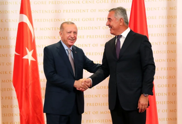 Cumhurbaşkanı Erdoğan, Karadağlı mevkidaşı Djukanovic ile görüştü