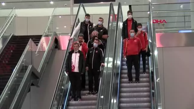SPOR Avrupa Şampiyonu milli sporcular yurda döndü