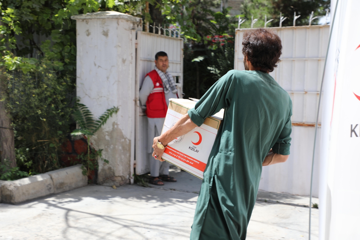 Türk Kızılaydan Afganistan'daki mağdur ailelere yardım - Vimarsana News