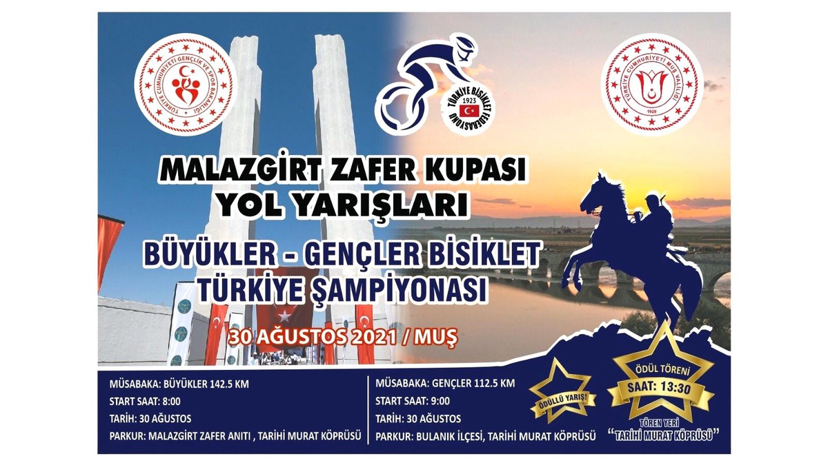 Malazgirt Zafer Kupası için 142,5 kilometre pedal çevrilecek - Vimarsana News