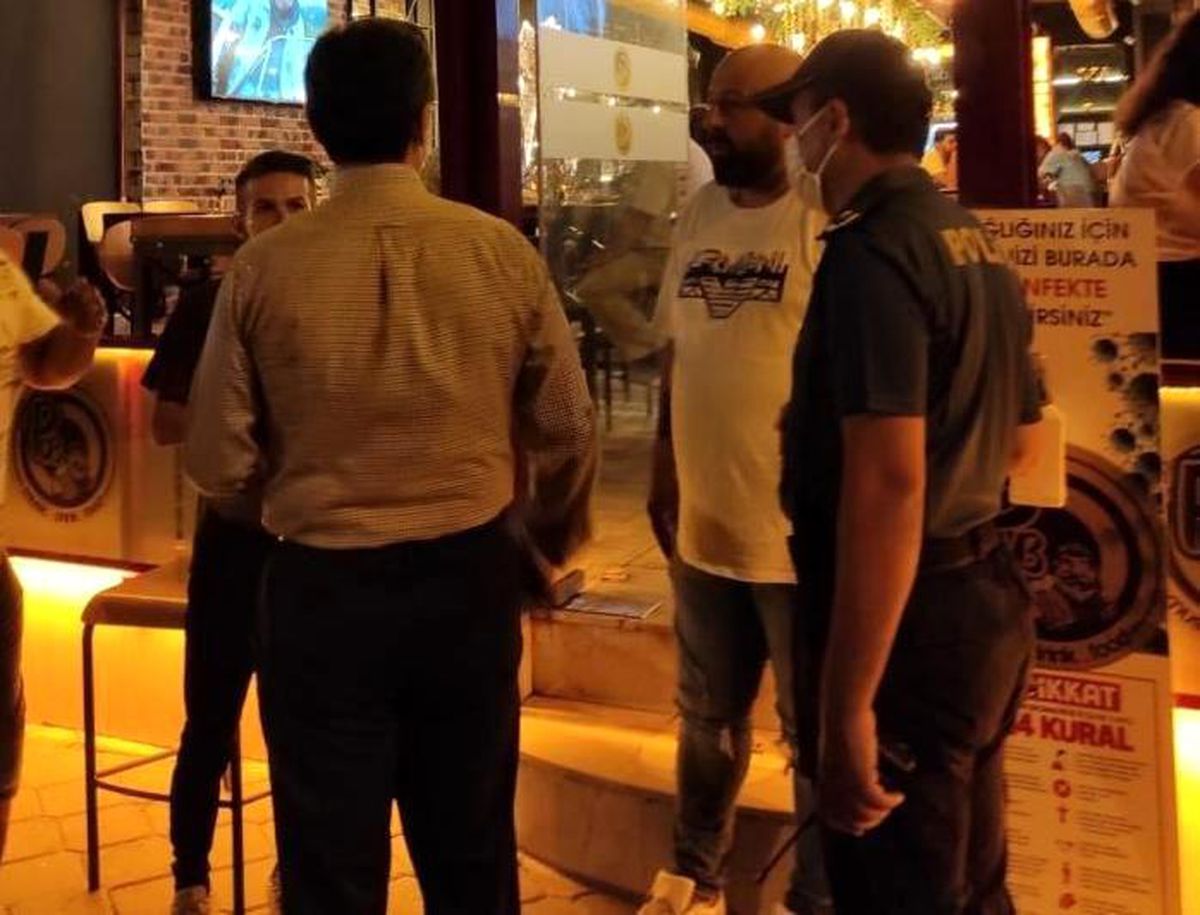 Nazilli'de barlar sokağı denetimi