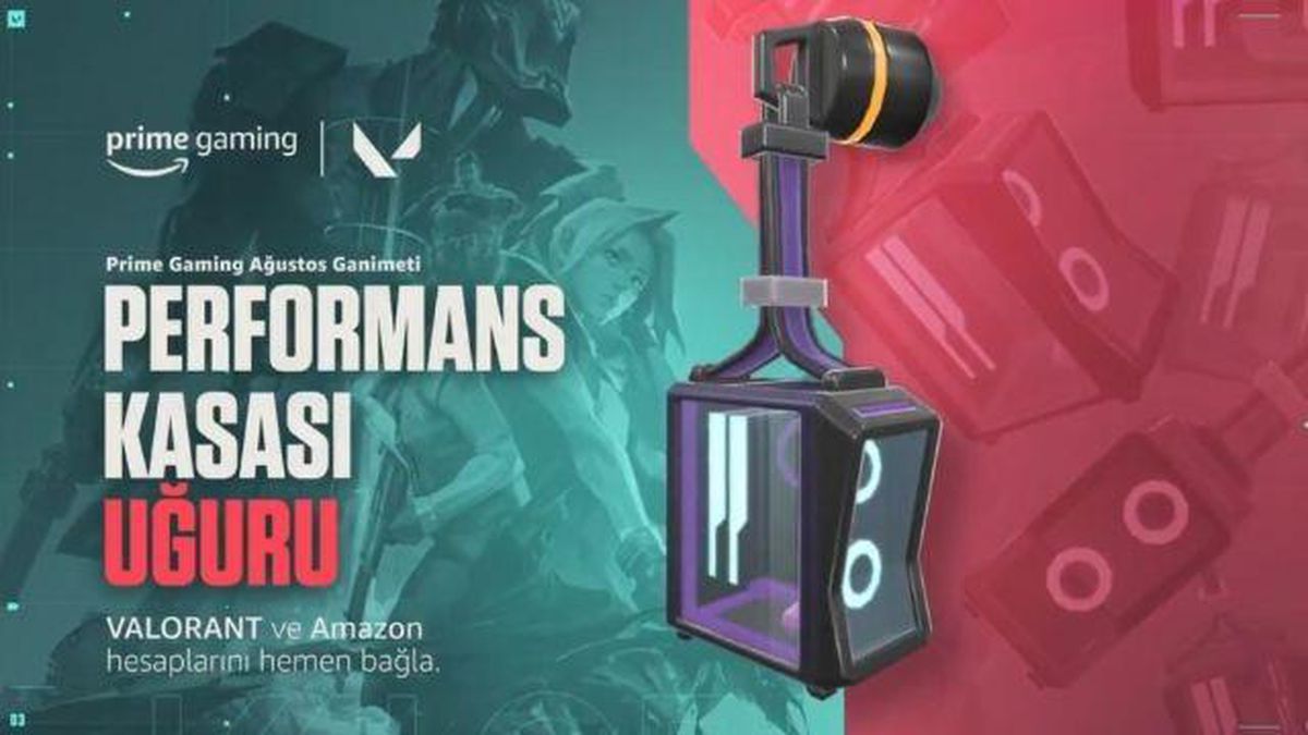 VALORANT Prime Gaming Ağustos Ganimeti: Performans Kasası Uğuru yerini aldı!