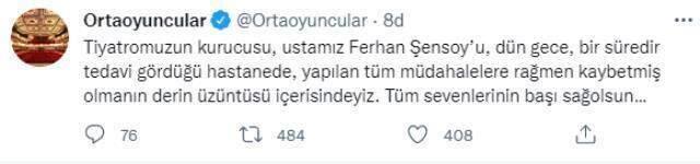 Ferhan Şensoy hastalığı neydi, koronavirüsten dolayı mı vefat etti? Ferhan Şensoy kaç yaşında vefat etti? Ferhan Şensoy hastalığı neydi, koronavirüsten dolayı mı vefat etti? Ferhan Şensoy kaç yaşında vefat etti?