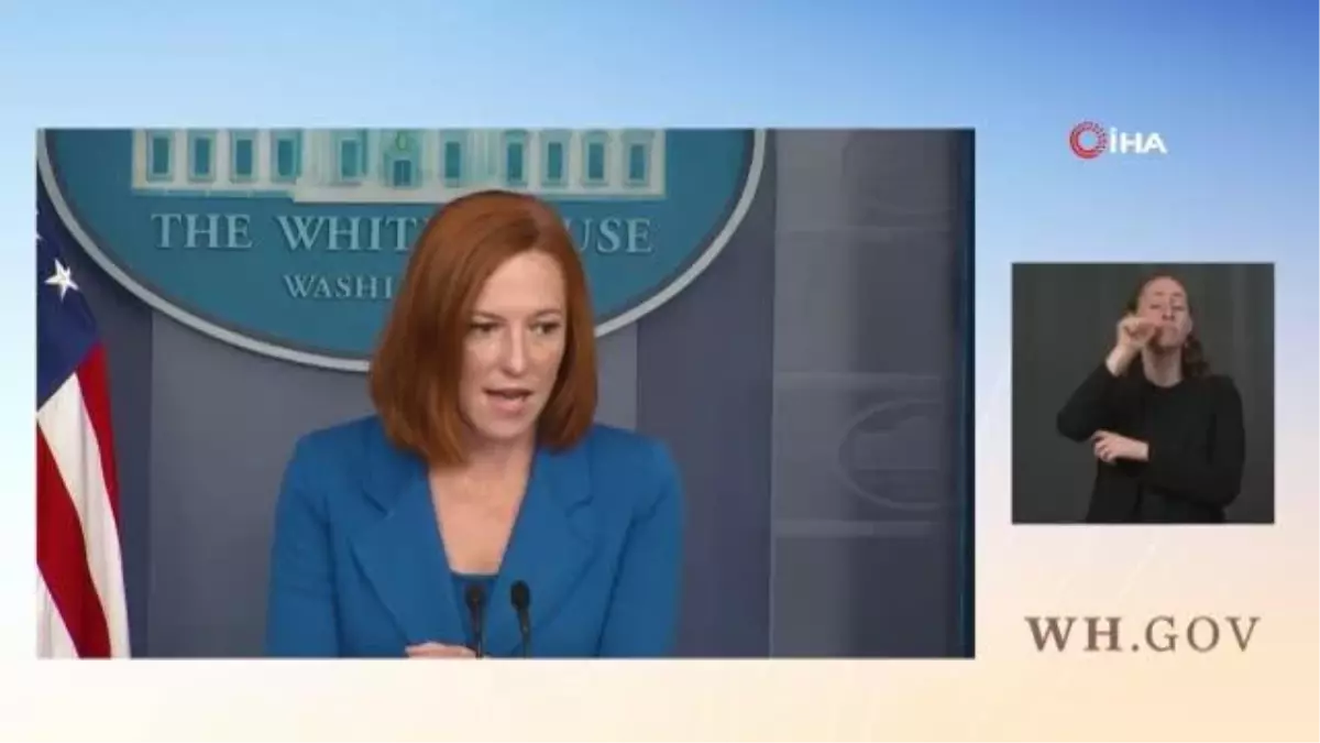 Beyaz Saray Sözcüsü Psaki: