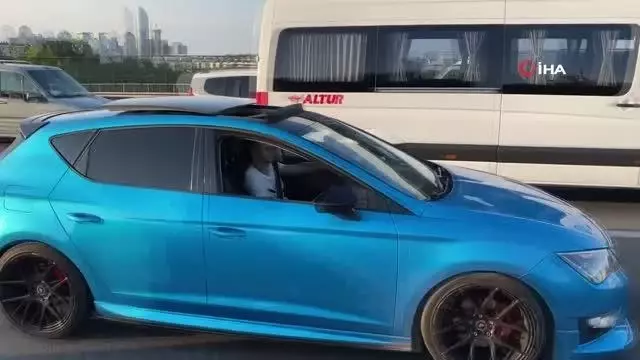 İstanbul'da çakarlı araç denetimi