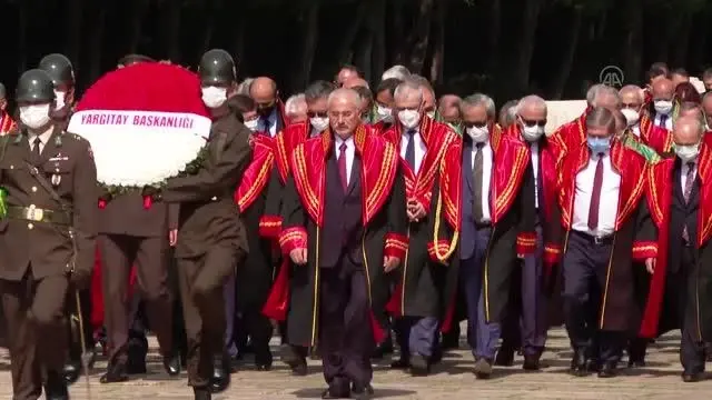 Yargıtay üyelerinden Anıtkabir'e ziyaret