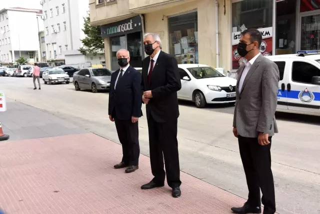 Başkan Bakkalcıoğlu zabıta ekiplerini ziyaret etti