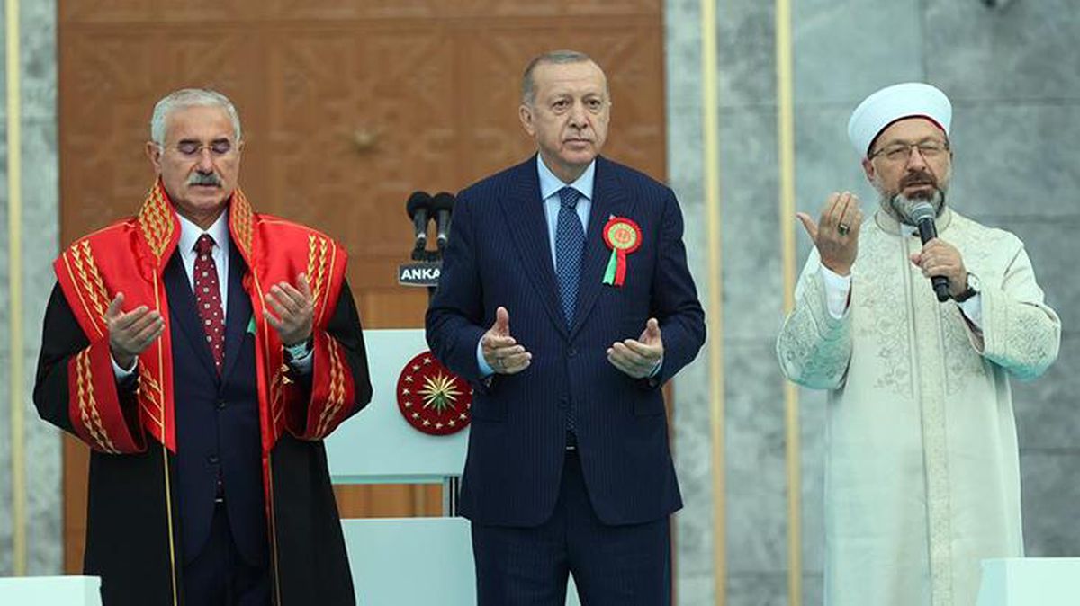 Fahrettin Altun'dan Yargıtay binasının dualı açılış törenine gelen eleştirilere 'Atatürk'lü yanıt